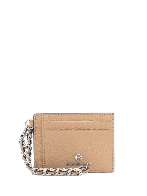 michael kors chain card case|michael kors cardholder.